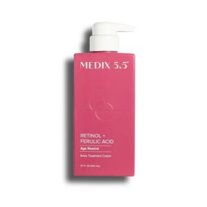 Medix 5.5 – Crème Corporelle Anti-Âge au Rétinol et à l’Acide Férulique 444 ml