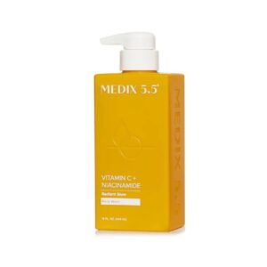 Medix 5.5 – Gel Douche Éclat à la Vitamine C et à la Niacinamide 444 ml