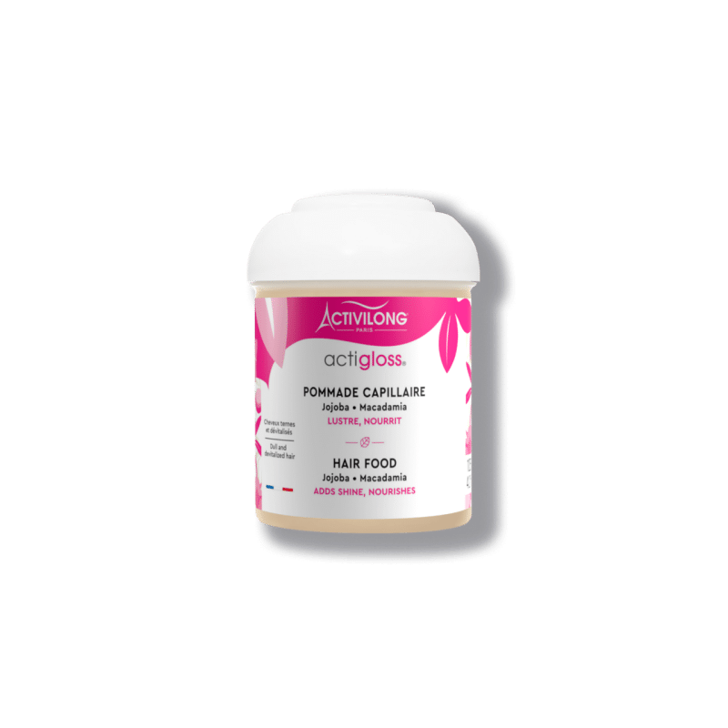 ACTIVILONG ACTIGLOSS POMMADE CAPILLAIRE JOJOBA MACADAMIA LUSTRE. NOURRIT 125ML