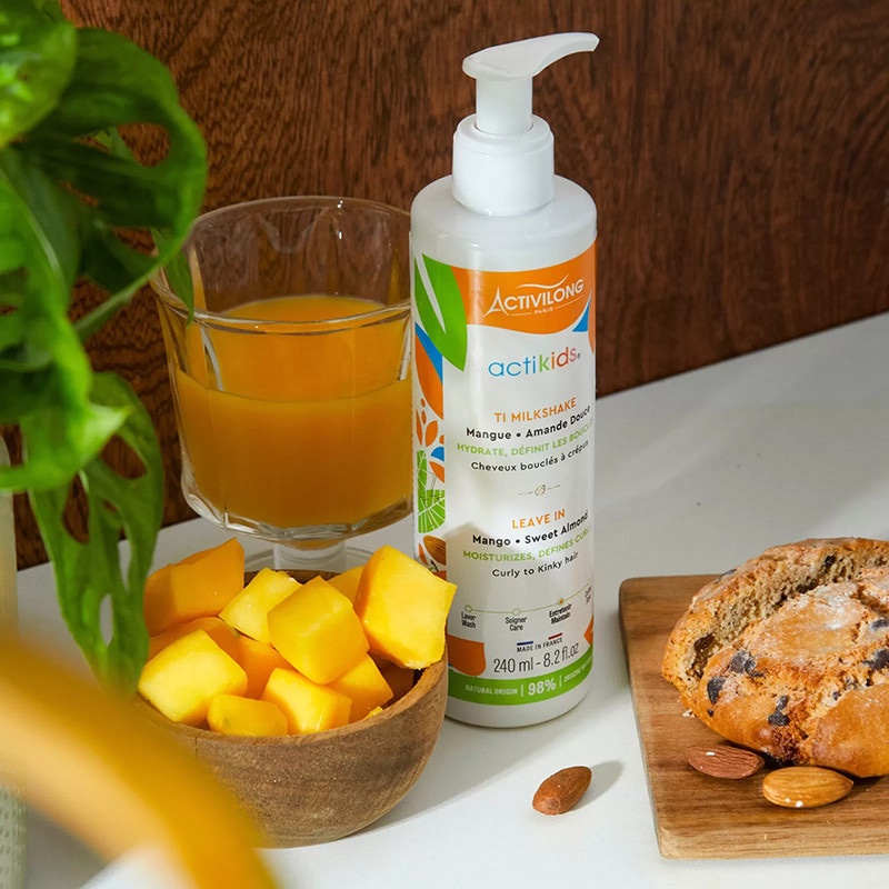 ACTIVILONG ACTIKIDS TI MILKSHAKE MANGUE AMANDE DOUCE LEAVE IN 240ML – Image 2