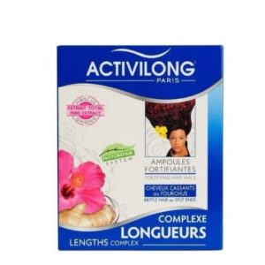 ACTIVILONG AMPOULES FORTIFIANTES CHEVEUX CASSANTS OU FOURCHUS COMPLEXE LONGUEURS 4X10ML