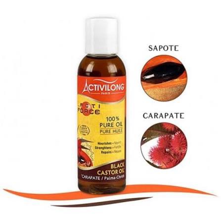 ACTIVILONG BAIN D'HUILES SAPOTE BLACK CASTOR OIL 200ML – Image 2