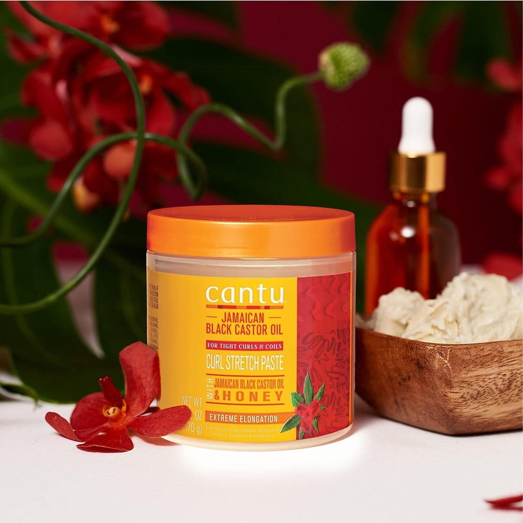 CANTU JAMAICAN BLACK CASTOR OIL CURL STRETCH PASTE 170G – Image 2