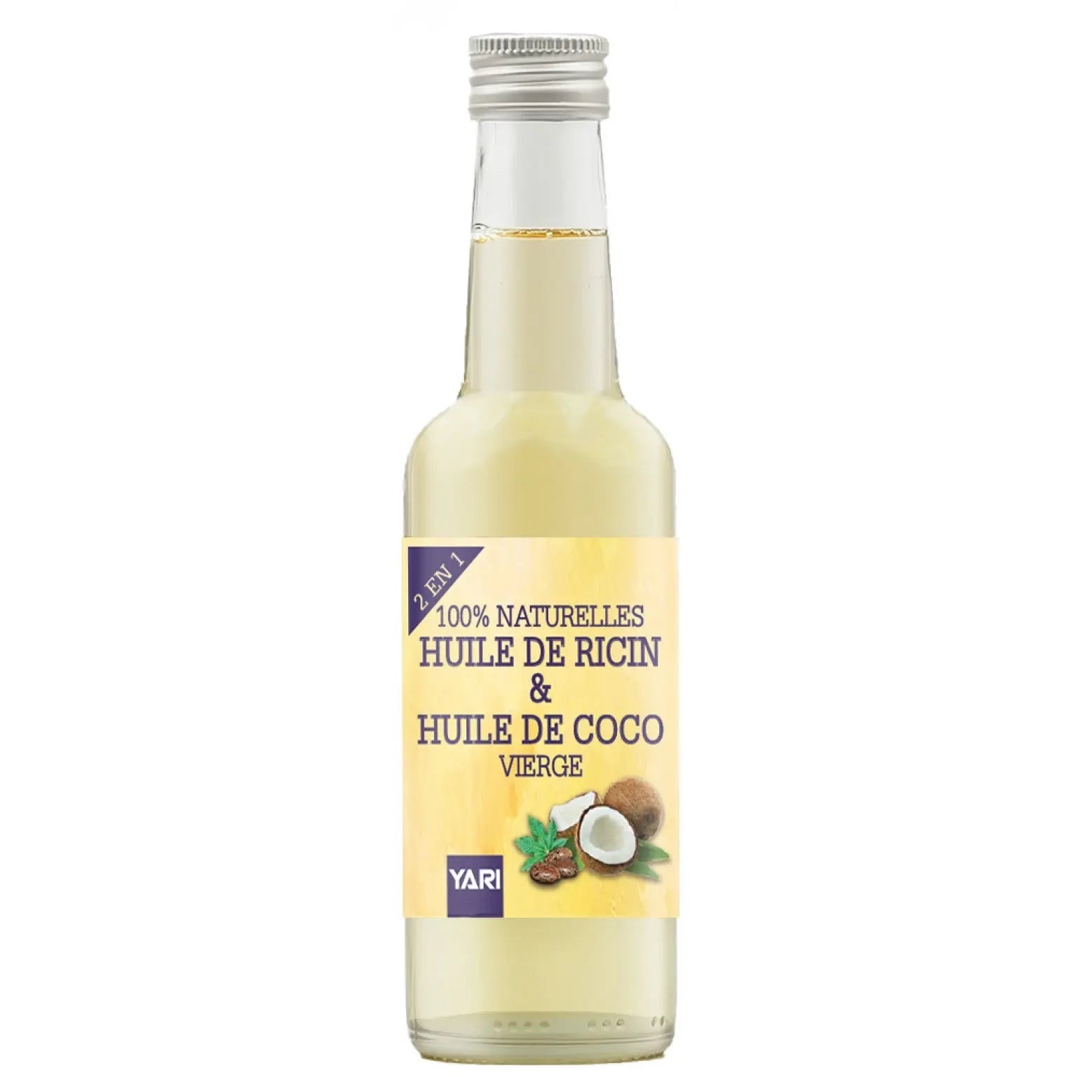 YARI HUILE DE RICIN & HUILE DE COCO VIERGE 250ML