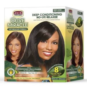 AFRICAN PRIDE OLIVE MIRACLE DEEP CONDTIONING NO-LYE RELAXER