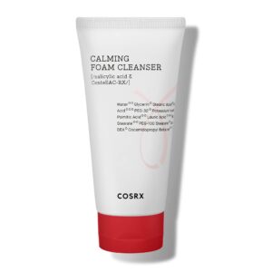 COSRX CALMING FOAM CLEANSER [Salicylic Acid & CentellAC-RX] 150ML – Nettoyant Apaisant et Purifiant