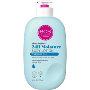 EOS SHEA BETTER 24H MOISTURE BODY LOTION FRAGRANCE-FREE 473ML – Lait Corporel Hydratant Sans Parfum
