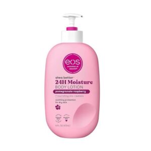 EOS SHEA BETTER 24H MOISTURE BODY LOTION POMEGRANATE RASPBERRY 473ML – Lait Corporel Hydratant et Fruitée
