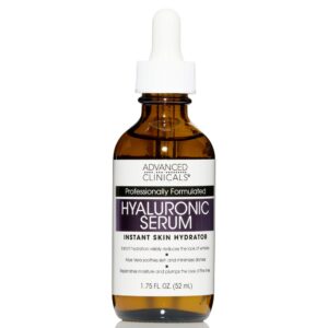 Advanced Clinicals Hyaluronic Serum Instant Skin Hydration 52 ml – Sérum Hydratant à l’Acide Hyaluronique