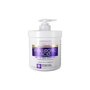 ADVANCED CLINICALS HYALURONIC ACID INSTANT SKIN HYDRATOR 454g – Crème Hydratante Intense à l’Acide Hyaluronique