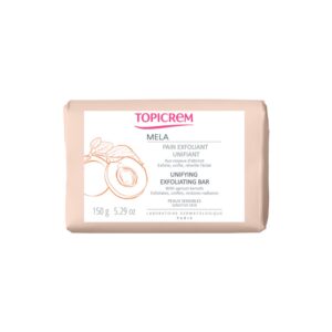 TOPICREM MELA Pain Exfoliant Unifiant Peaux Sensibles 150 g – Nettoyant Exfoliant Doux