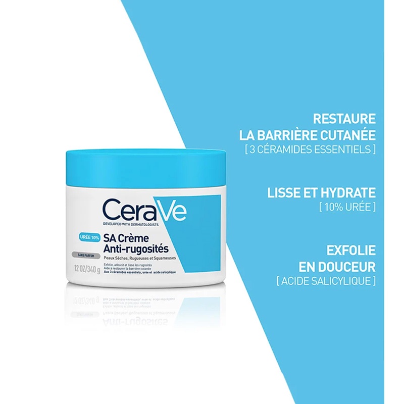 CeraVe – Crème SA Anti-Rugosités – 340 g – Image 2