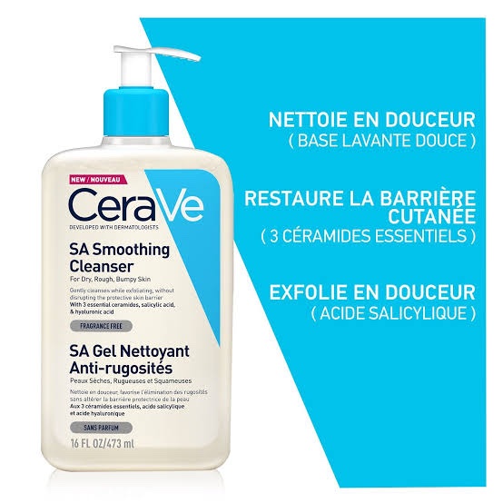 CeraVe – Gel Nettoyant SA Anti-Rugosités – 473ml – Image 2