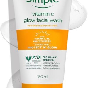 Simple Vitamin C Glow Facial Wash 150ml