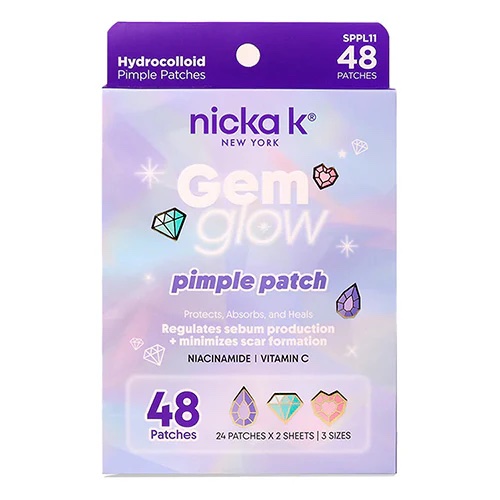 Nicka K Gem Glow Pimple Patch Niacinamide & Vitamin C