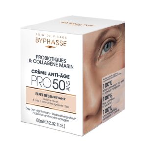 Byphasse Pro biotiques & Collagène Marin Creme Anti Age Pro 50Ans Effet Resensifiant 60ML
