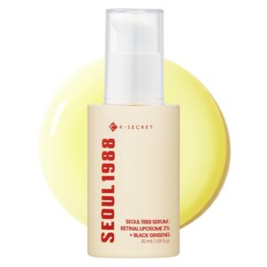 K-Secret Seoul 1988 Serum Retinal Liposome 2% + Black Ginseng – Sérum Anti-Âge & Régénérant 30ml