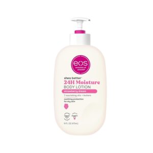 EOS Shea Butter 24H Moisture Body Lotion Strawberry Dream – Lait Corporel Hydratant Intense 473ml