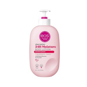 EOS Shea Butter 24H Moisture Body Lotion Jasmine Peach – Lait Corporel Hydratant Intense 473ml