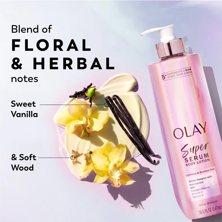 OLAY Super Serum Body Lotion – Lait Corporel Sérum Haute Performance 547ml – Image 2