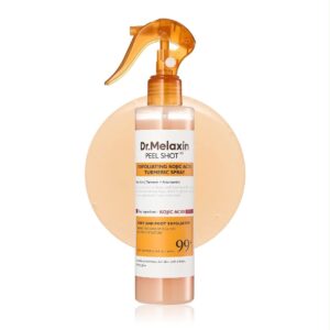 Dr.Melaxin – Spray Exfoliant Corps & Pieds Acide Kojique & Curcuma 200ml