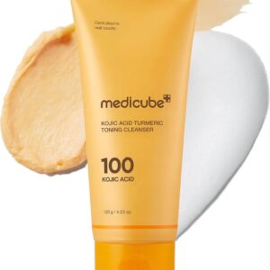 Medicube – Nettoyant Éclaircissant Curcuma & Acide Kojique 120g
