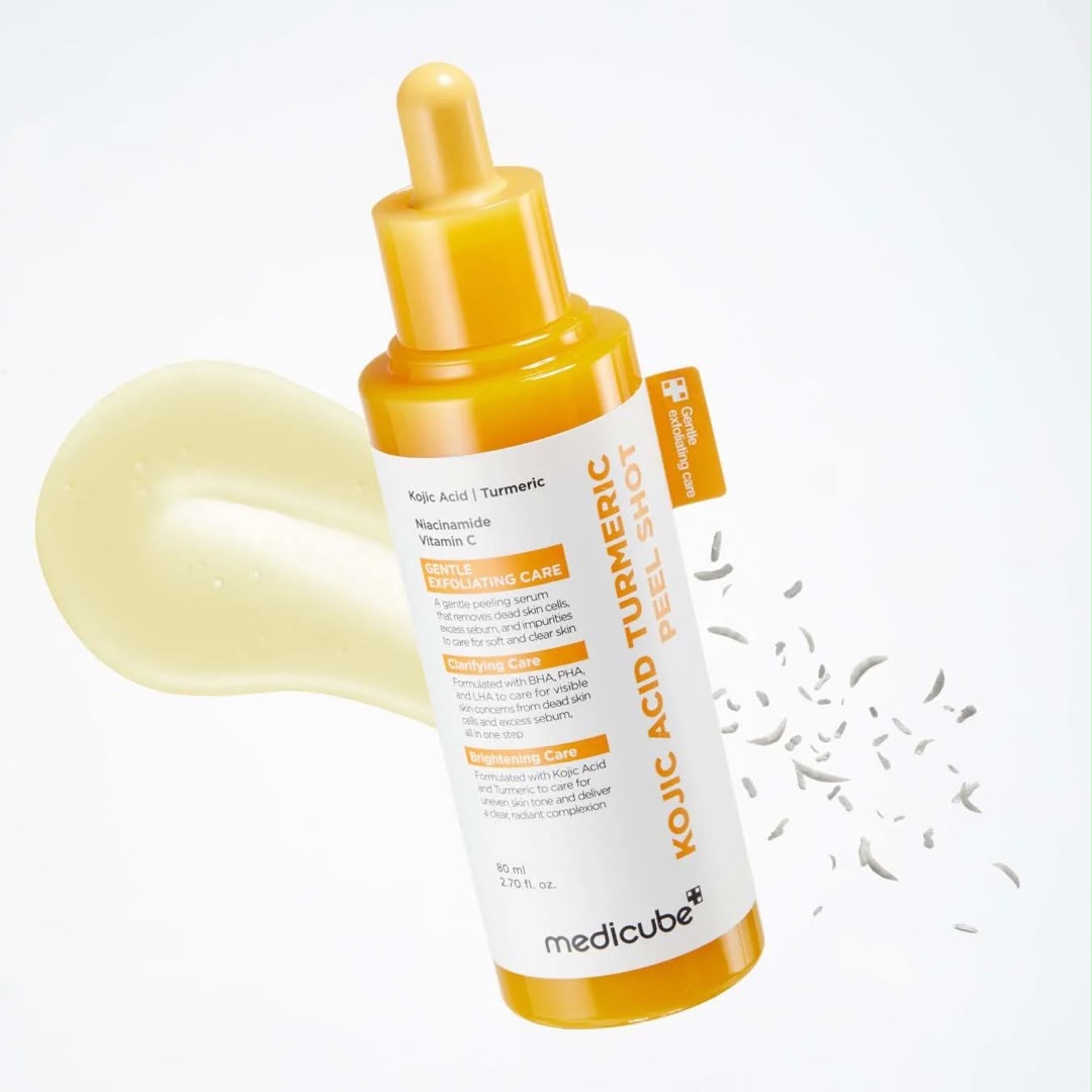 Medicube – Body Peel Shot Éclaircissant Curcuma & Acide Kojique 80ml – Image 2