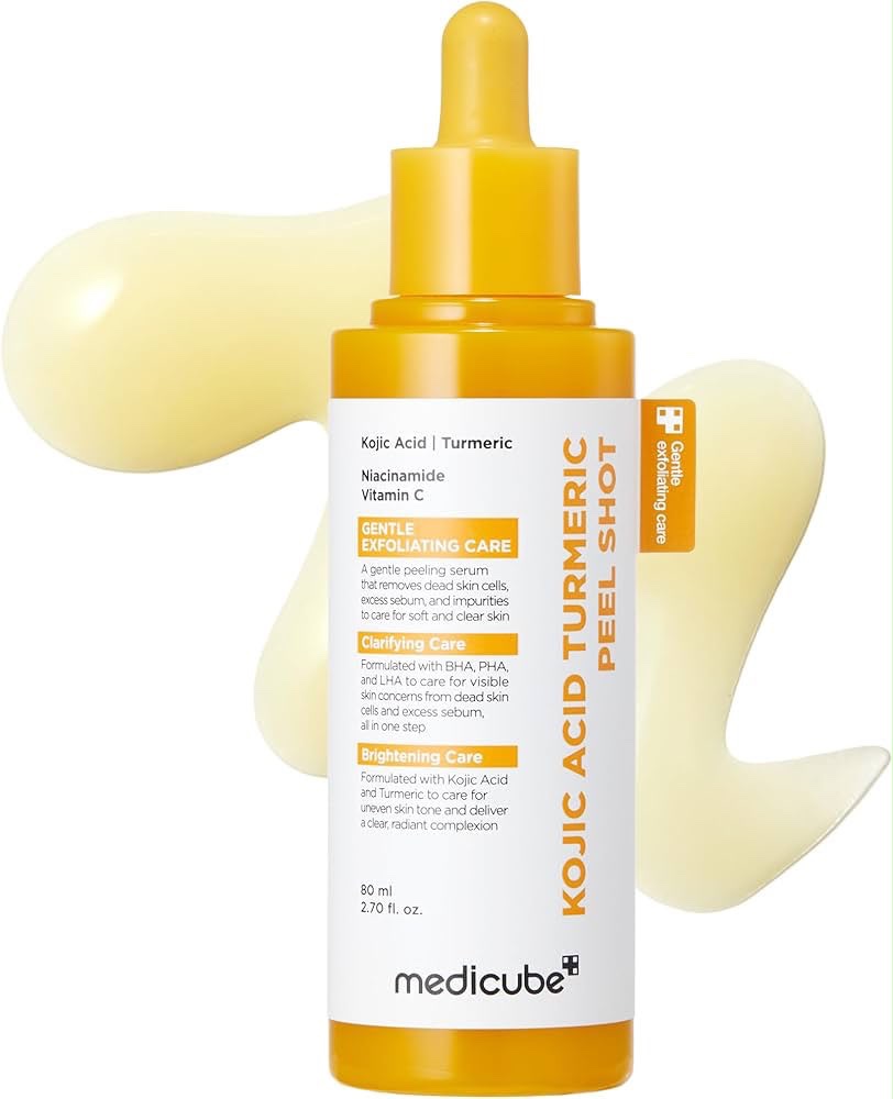 Medicube – Body Peel Shot Éclaircissant Curcuma & Acide Kojique 80ml