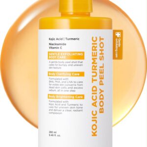 Medicube – Body Peel Shot Éclaircissant Curcuma & Acide Kojique 280ml