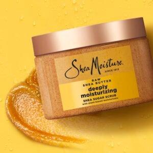 SHEA MOISTURE RAW SHE BUTTER DEEPLY MOISTURIZING SHE SUGAR SCRUB