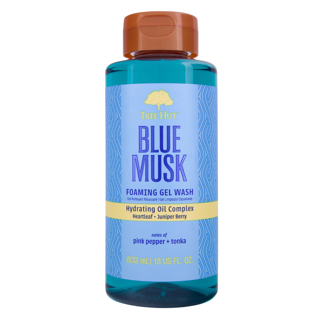 TREE HUT BLUE MUSK FOAMING GEL WASH 532ML